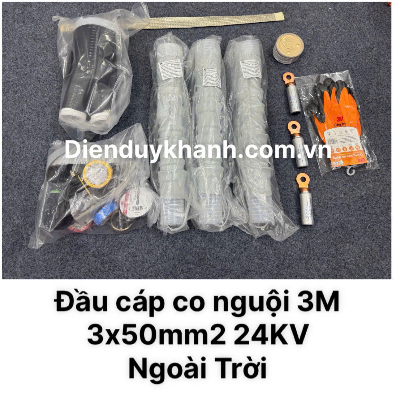 Đầu Cáp Co Nguội Trung Thế Ngoài Trời 24KV OD 3C QTII(J)6S-32-50 (3x50mm2)